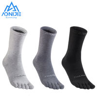 One คู่ AONIJIE E4831 หลอดกลางกีฬา Bottoming ถุงเท้าบางถุงน่องวิ่งถุงเท้า Fivetoes ถุงเท้าสำหรับวิ่งเดินป่า