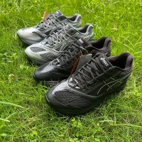 Kiko Kostadinov Gel-Korika Joint Retro Running Shoes Silver Grey Black Trendy Shock Absorbing Sneakers