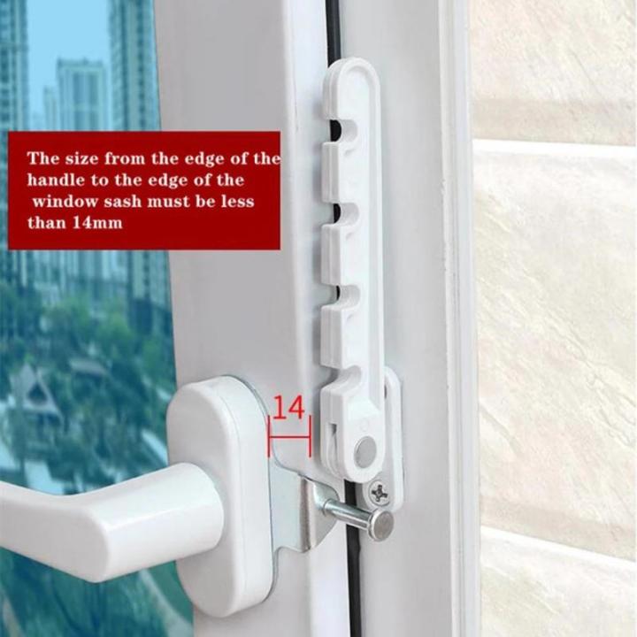 hot-k-ตัวล็อกหน้าต่างบานเลื่อนเพื่อความปลอดภัยของเด็กตัวล็อคกรอบประตูประตูบ้านระวังภัย