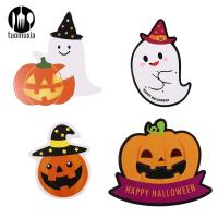 ถังฟักทอง halloween pumpkin ฮาโลวีน การ์ตูน น่ารัก สำหรับเด็กวัยหัดเดิน วันเด็ก การ์ดกระดาษ DIY อุปกรณ์ปาร์ตี้ ตกแต่งลูกกวาด วันฮาโลวีน การ์ดอมยิ้ม