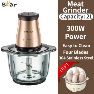 Bear Electric 2L Food Chopper Blender Meat Grinders Stainless