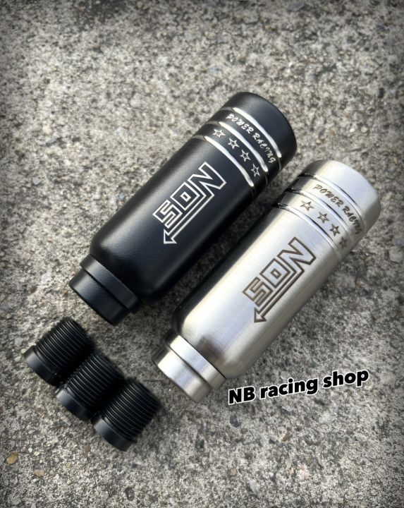 รุ่นใหม่-หัวเกียร์-nos-racing-ขนาด-10-cm-สกรีนลายด้านบน-งานอลูมิเนียมอย่างดี-พร้อมบูท-มีสีดำ-สีคลีน