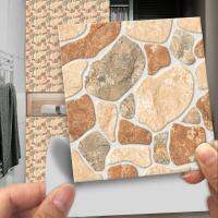 Marble brick texture frosted tile stickers peel off self-adhesive wear-resistant anti-skid wall stickers