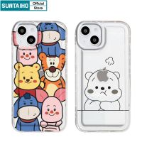 SUNHO เคสโทรศัพท์มือถือ แบบใส ลายการ์ตูนหมี สําหรับ VIVO Y50 Y30 Y20S Y20G Y20 Y15S Y12S VIVO Y93 Y91 Y95 U1 Y1S