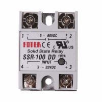 【❉HOT SALE❉】 KUAOEL Ssr-100 Dd โมดูลโซลิดสเตทรีเลย์100a 3-32V อินพุต Dc 5-60V รีเลย์ Dc