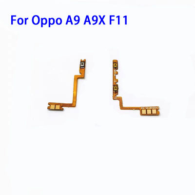 สายเคเบิลงอได้อะไหล่ปุ่มที่ปรับเสียงขึ้นลงปุ่มเปิดปิดใหม่สำหรับ A9 Oppo A9X F11