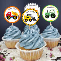 500PCS/Roll Birthday Stationery Construction Car Party Reward Perforated Kids Truck Stickers