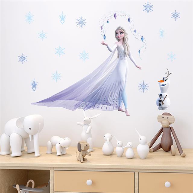 hotx-dt-olaf-anime-wall-stickers-kids-room-baseboard-decoration-cartoon-mural-frozen-movie-poster