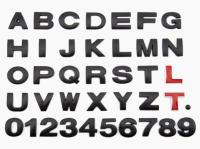 ที่ปัดฝุ่นรถทำจากโลหะมีตัวอักษร3D ตรารถยนต์สติกเกอร์รถอุปกรณ์เสริมรถยนต์มีสไตล์3D ตัวอักษรสำหรับตกแต่ง