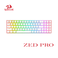 RDK627P-WNS ZED PRO Red Switch คีย์บอร์ดเล่นเกมไร้สายเชื่อมต่อ3โหมด BT 2.4G USB (EN/TH)