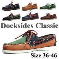 {Puffy menswear}ผู้ชายหนังแท้ Docksides คลาสสิก H Omme F Emme เรือ ShoesPlus ขนาดน้ำเงินครามสีน้ำตาลสีดำแฟลตรองเท้าไม่มีส้นผู้หญิง2019A053