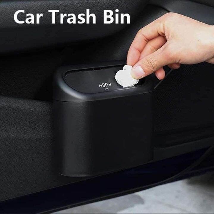 Car Interior Rubbish Container Waterproof Car Trash Can Cup Holder  Leakproof Storage Cup Support Large Capacity Automobile Parts