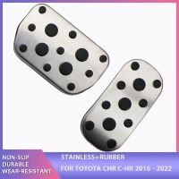 Hans1 Car Brake Accelerator Pedal Foot Covers for C-HR CHR IZOA 2016 2017 2018 Corolla 2019 Accessories