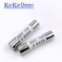 【YF】 10PCS 6x25mm ceramic fuse 6x25 Ceramic insurance tube 6x25MM 0.5A 1A 2A 3A 5A 6A 7A 8A 10A 15A 20A 25A 30A 250V RO57 BS1362