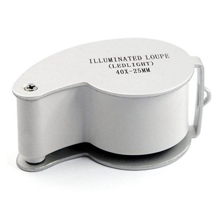 jewellers-lens-glass-loupe-40x-25mm-eye-magnifier-2-lights