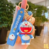 Doraemon พวงกุญแจ Bell สำหรับกระเป๋าสุภาพสตรี Decor จี้ Trinket