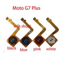 Home Finger Reader Fingerprint Reader Touch ID Sensor Return Key Home Button Flex Cable For Motorola Moto G7 Plus