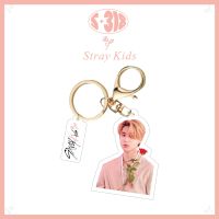 KPOP Stray kids S-318 Album Keychain for Women Men Kawaii Fashion Acrylic Key Ring Holder Gifts Car Bag Charm AccessoriesTH