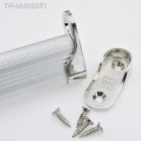 ♈❂ Zinc Alloy Flange Rod Holder Durable with Screws Support Fixed Clothes Hanging Rod Closet Rod Support Bedroom Supplies