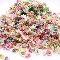 hotx【DT】 50pcs 2cm Multicolor Silk Artificial for Scrap Wedding Garland Headdress