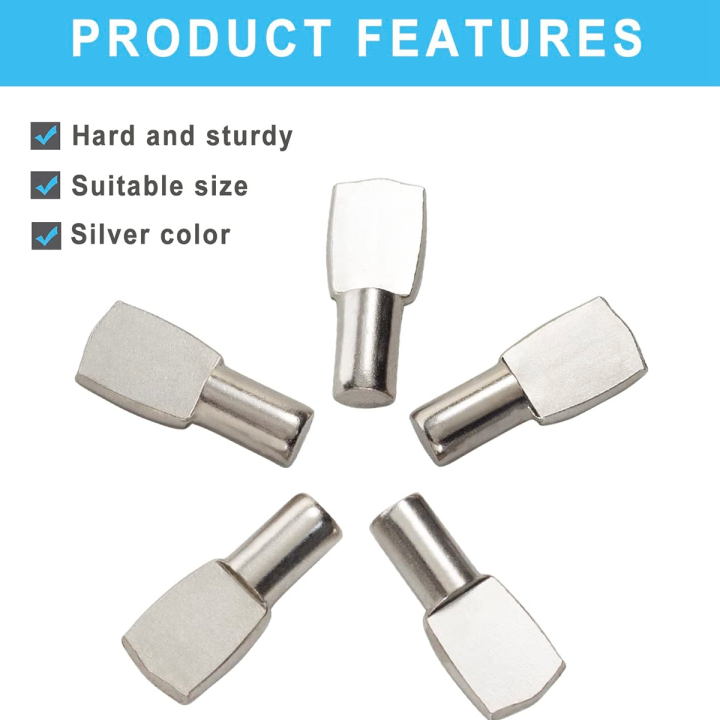 1-set-bracket-support-pins-for-shelves-100pcs-silver-color