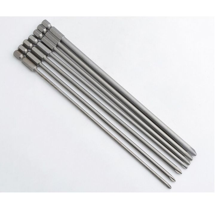 10pcs-200mm-length-magnetic-phillips-longer-electric-screwdriver-bit-magnetic-cross-headed-wind-drill-head-ph1-ph2-hand-tools-screw-nut-drivers