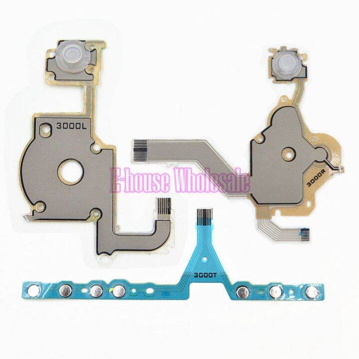 สำหรับ Psp 3000ซ่อมแผงควบคุมเกม Psp3000แป้นพิมพ์เมมเบรนตัวนำอะไหล่ ...