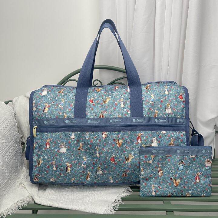 lishibao-peter-rabbit-joint-cartoon-printed-nylon-womens-cloth-bag-one-shoulder-portable-messenger-bag-tote-bag-u231