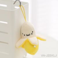 Kawaii Cartoon Plush Banana Keychain Toy Doll Key Chain For Women Men Kid Backpack Keyring Accessories Birthday Gifts