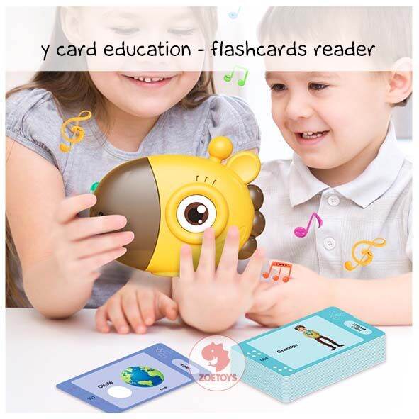 Zoetoys Y card education flashcards reader Smart Flash Card 60 pcs