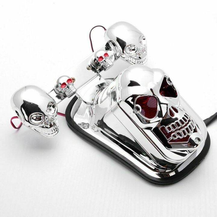 wow-chrome-motorcycle-skull-turn-signal-brake-rear-tail-license-plate-lights-motorbike-street-dirt-bike-scooter-cruiser-chopper