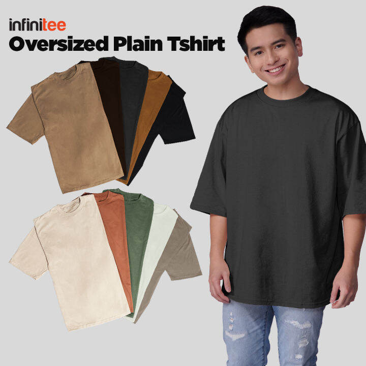 Infinitee Oversized Shirt For Men Khaki Tan Clay Green Brown Mocha