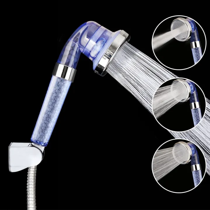 Ionic Shower Head 3 Mode Function Spray Filtered Handheld Showerhead