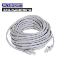 [HOT HAIXWLXKWW 589] สายอีเธอร์เน็ต CAT5e RJ45 Ethernet Network LAN Cable เราเตอร์ความเร็วสูงสายคอมพิวเตอร์สำหรับ PC Router แล็ปท็อป1/1.5/2/3/5/10M/15M