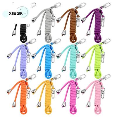 XIEGK สากลสากลสากล ปรับได้ปรับได้ ป้องกันการสูญหาย โทรศัพท์มือถือสำหรับมือถือ พวงกุญแจแบบห้อย สายคล้องคอ อุปกรณ์เสริมโทรศัพท์ สายคล้องโทรศัพท์ สายรัดนิรภัย สายแขวนโทรศัพท์ สายคล้องโทรศัพท์