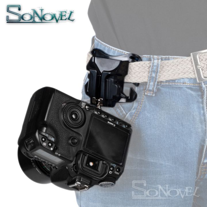 dslr-cool-camera-fast-loading-holster-hanger-quick-strap-waist-belt-buckle-button-mount-clip-plate-for-sony-canon-nikon-dslr