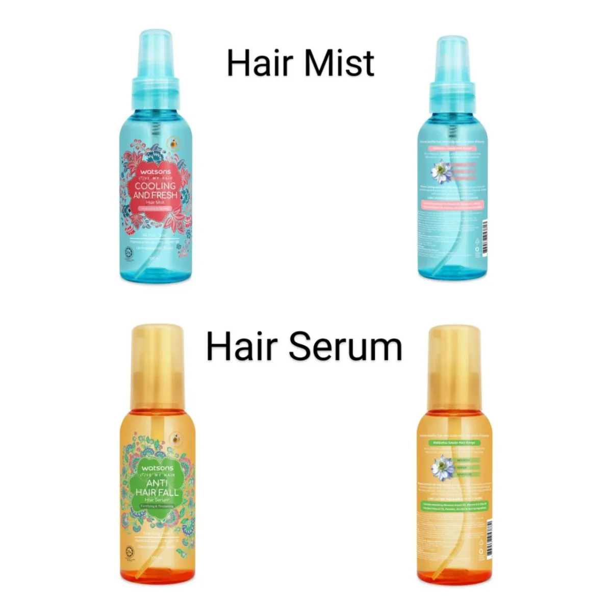 Watsons Cooling & Fresh | Anti Hair Fall Serum 100ml | Lazada