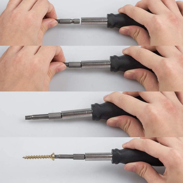 12-pack-torx-head-screwdriver-bit-set-1-4-inch-hex-shank-t5-t40-star-screwdriver-tool-kit-with-1-pack-handle