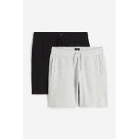 ♈● H M Man 2-pack Regular Fit sweatshorts 0945169 1