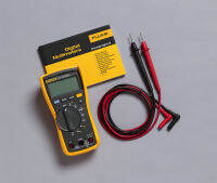 Fluke 115C มัลติมิเตอร์แบบดิจิทัล CAT III 600V ระดับความปลอดภัย,True-RMS มิเตอร์แอลซีดี Backlit Ac/dc Voltage Current ถึง600V 10A 6000ชิ้น,วัดความต้านทาน,ความต่อเนื่อง,ความถี่,ความจุ,ซองใส่และซิลิโคนชุดทดสอบสารตะกั่ว