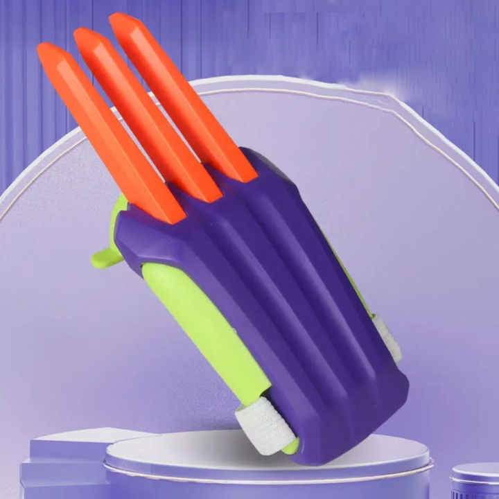 【akula store】Creative Carrot Wolverine Claw Carrot Claw Retractable Toy ...