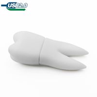 white tooth usb flash drive 4GB 8GB 16GB 32GB 64GB Cute pen drive pendrive U disk lovely creative personality usb 2.0 hot sale