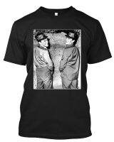 Frank Sinatra and Tony Curtis Peeing in The Bushes All Smiles T Shirt for Men Women Black Unisex T-Shirt