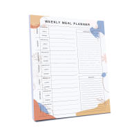 Weekly Meal Planner with Grocery List 6.5×8.5 Magnetic Notepad 52 Sheets Meal Planning Organizer on Refrigerator