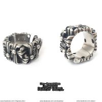 แหวน โครมฮาท เหลี่ยม chrome hearts สแตนเลสแท้ stainless 316l แหวนผู้ชาย แหวนแฟชั่น แหวนเท่ๆ แหวนสแตนเลส แหวน ring