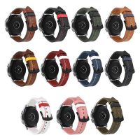 ✱ สายนาฬิกาสมาร์ท 22 มม. สายหนังเหมาะสำหรับ Huawei GT Watch สายนาฬิกาทดแทนหนังที่ทนทานสร้อยข้อมือ De Montre Cinturino