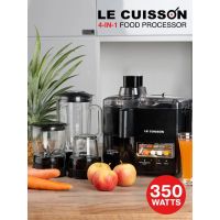 Hot Sale LE CUISSON เครื่องปั่นอเนกประสงค์ 4in1 เครื่องคั้นน้ำผลไม้ เครื่องปั่น เครื่องบดแยกกากแบบเปียก-แห้ง ราคาถูก เครื่องบด เครื่องบดสับ เครื่องบดสับอาหาร