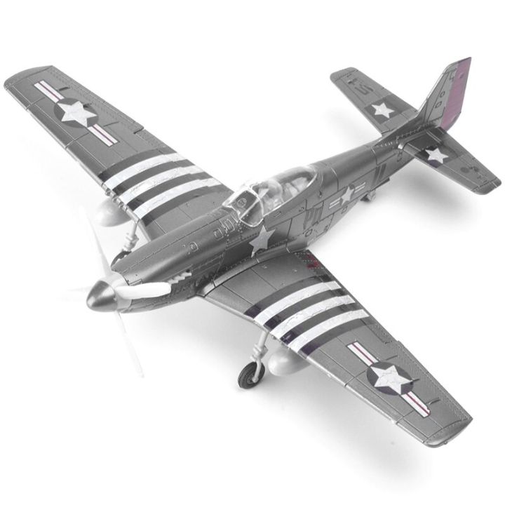 โมเดลนักรบมัสแตงเครื่องบินโมเดลเครื่องบินทหาร-p-51-1-48สงครามโลกครั้งที่สองการจำลองแบบชุดประกอบโมเดลพลาสติก