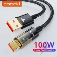 Toocki 100W 6A Fully Compatible Super Fast Charging Data Cable USB-A&USB-C 1M/2M USB2.0 480Mbps Transmission For Vivo, Xiaomi,Samsung