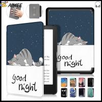 AIMEE ใหม่ทั้งหมด บางเฉียบ แม่เหล็ก ปลุก/นอนหลับอัตโนมัติ เคสยก 6.8 นิ้ว หนัง PU Smart Cover